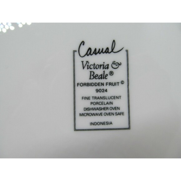 Victoria & Beale Forbidden Fruit Salad Dessert Plates Bundle of 5 - Picture 5 of 12